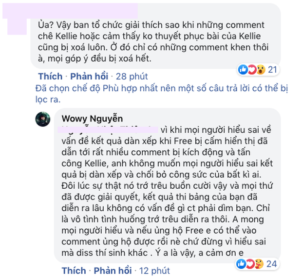 Netizen nghi vấn ekip Rap Việt xóa bình luận tiêu cực về học trò Binz nhằm chơi xấu team Wowy, lão đại nói gì? - Ảnh 4.