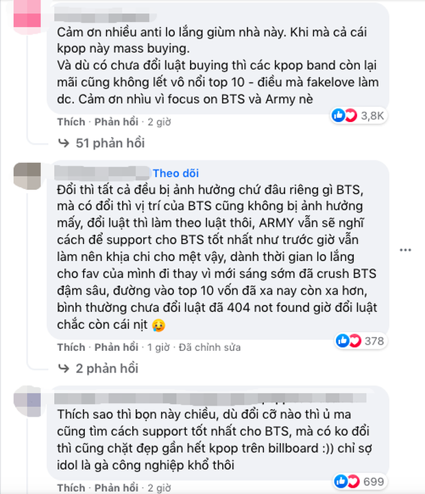 BTS bị mỉa mai sau khi Billboard đổi luật, fan đanh thép đáp trả lo cho idol trước đi đừng crush đậm sâu BTS nữa! - Ảnh 6. BTS bị mỉa mai sau khi Billboard đổi luật, fan đanh thép đáp trả lo cho idol trước đi đừng crush đậm sâu BTS nữa! - Ảnh 6.