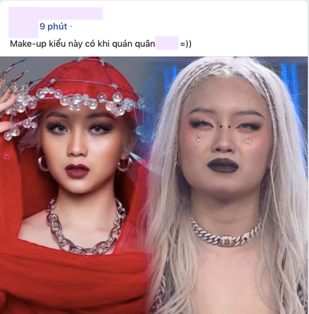 Dù phần thi còn nhiều tranh cãi nhưng nếu được tự make-up thì netizen sẽ trao cho học trò Binz ngôi Quán quân luôn? - Ảnh 3. Dù phần thi còn nhiều tranh cãi nhưng nếu được tự make-up thì netizen sẽ trao cho học trò Binz ngôi Quán quân luôn? - Ảnh 3.