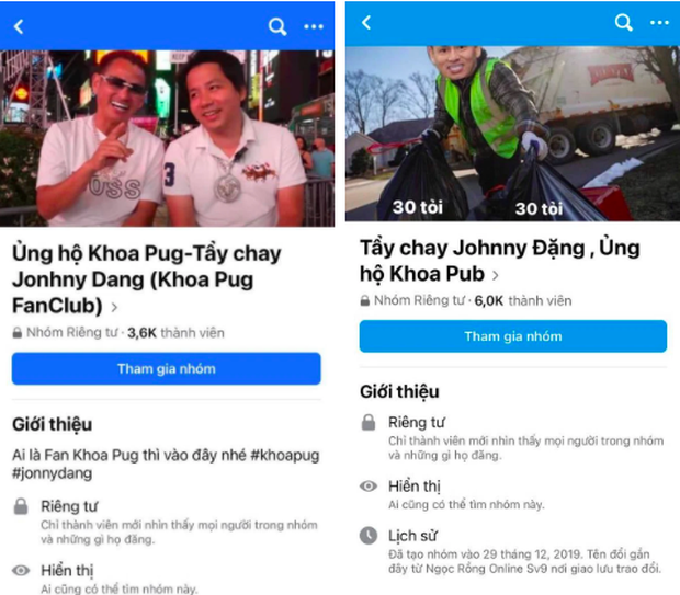 Group tẩy chay Johnny Đặng, ủng hộ Khoa Pug ngấm ngầm đổi tên: Nhìn diện mạo mới mà netizen lắc đầu ngán ngẩm - Ảnh 1. Group tẩy chay Johnny Đặng, ủng hộ Khoa Pug ngấm ngầm đổi tên: Nhìn diện mạo mới mà netizen lắc đầu ngán ngẩm - Ảnh 1.