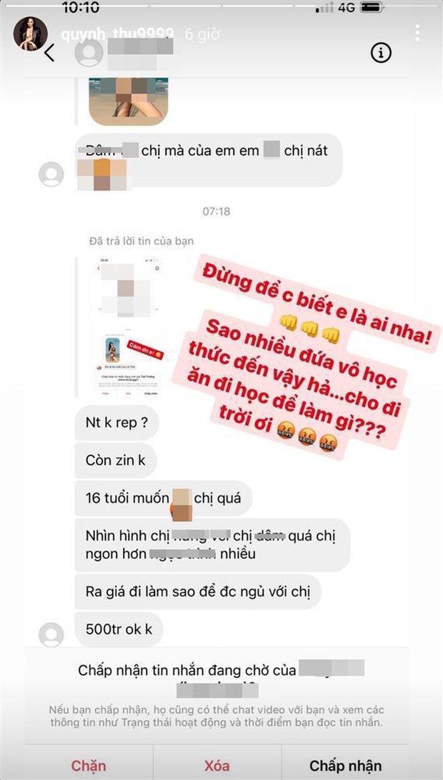Quỳnh Thư từng bị gạ gẫm qua đêm, tiếp rượu với đại gia và phản ứng sau đó thế nào? - Ảnh 5. Quỳnh Thư từng bị gạ gẫm qua đêm, tiếp rượu với đại gia và phản ứng sau đó thế nào? - Ảnh 5.