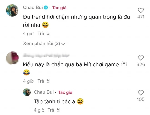 Đu trend cùng MisThy, Châu Bùi hé lộ việc đang được mẹ Mít dạy chơi game! - Ảnh 3.