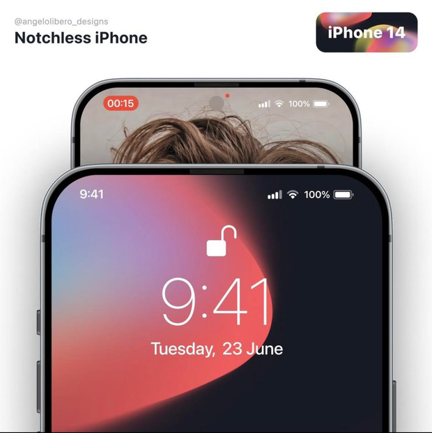 iPhone 14 sẽ sở hữu camera ẩn dưới màn hình, đánh dấu lần đầu tiên Apple sở hữu một màn hình không khiếm khuyết? - Ảnh 2.