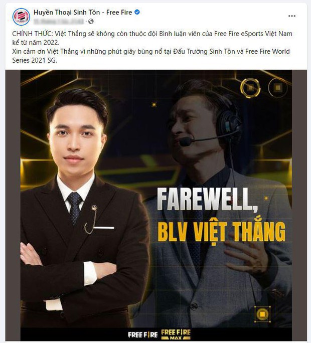 Phát ngôn gây tranh cãi trên livestream, một bình luận viên Free Fire bị Garena cho bay màu? - Ảnh 1.