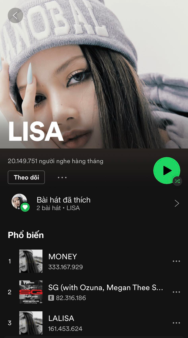 Lisa (BLACKPINK) lập 2 kỷ lục đáng gờm trên Spotify, là nghệ sĩ solo đạt thành tích này nhanh nhất Kpop! - Ảnh 1.