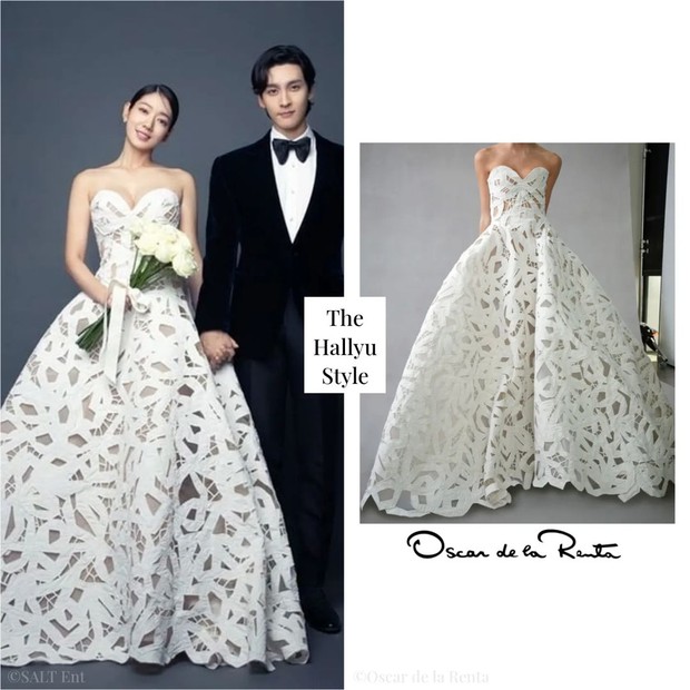 Bóc giá váy cưới khủng của Park Shin Hye: Cô dâu mạnh tay chi hơn 200 triệu/bộ, nửa tỷ đổ vào dàn váy bảo sao đẹp như nữ thần - Ảnh 6.