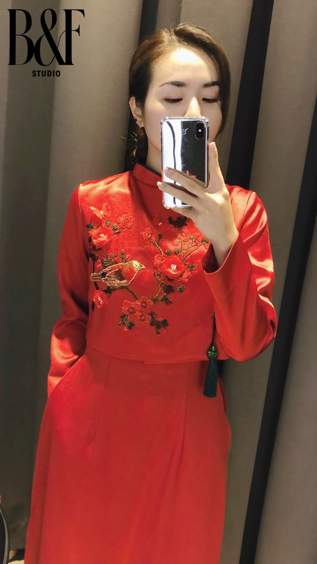Cùng chúng mình lượn đi shopping áo dài diện Tết: Từ hơn 200k đến giá tiền triệu, mẫu nào cũng xinh hết nấc - Ảnh 3. Cùng chúng mình lượn đi shopping áo dài diện Tết: Từ hơn 200k đến giá tiền triệu, mẫu nào cũng xinh hết nấc - Ảnh 3.