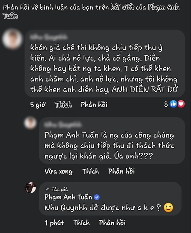 Bị chê diễn dở, nam chính đơ nhất phim Việt đáp trả đầy thách thức còn bị tố block luôn khán giả - Ảnh 2.