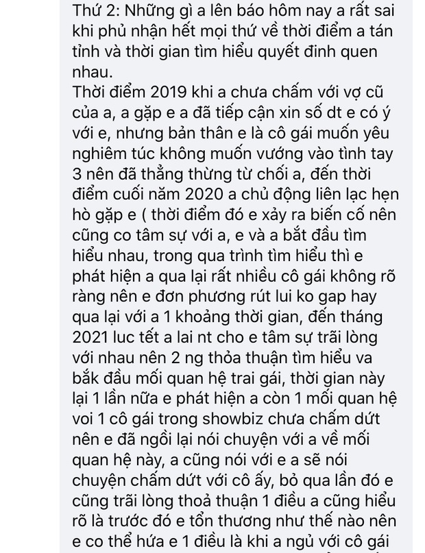 Thanh Bình tiếp tục bị tố từng tiếp cận với 1 Á hậu khi chưa chấm dứt với vợ cũ, công khai từng mốc thời gian kèm tuyên bố chắc nịch  - Ảnh 4.