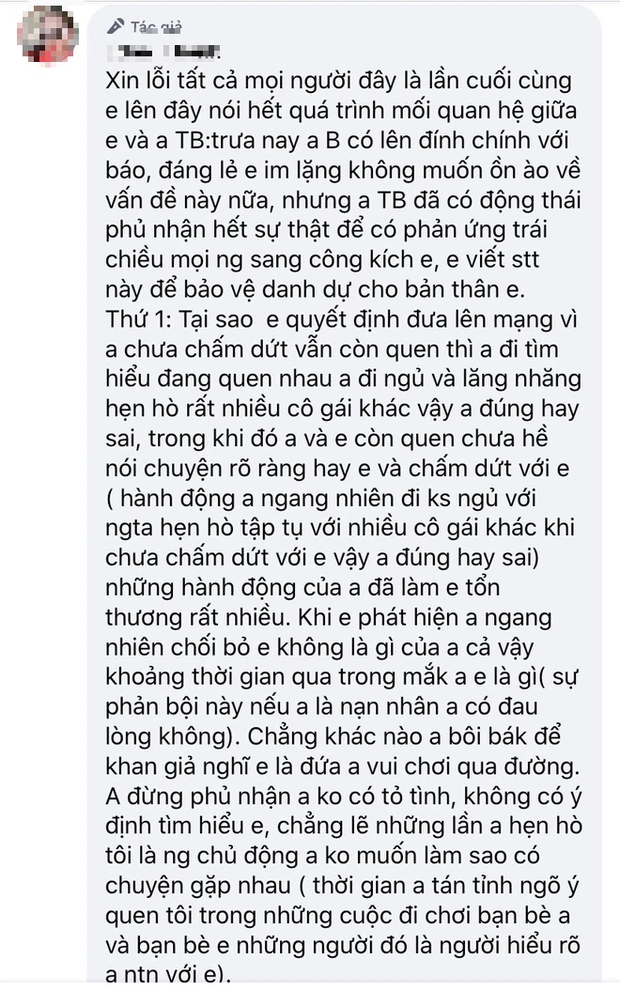 Thanh Bình tiếp tục bị tố từng tiếp cận với 1 Á hậu khi chưa chấm dứt với vợ cũ, công khai từng mốc thời gian kèm tuyên bố chắc nịch  - Ảnh 3.