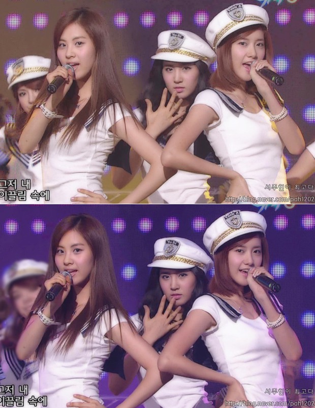 Tam giác visual của SNSD đẳng cấp mãi mận, Wonyoung bất ngờ được réo gọi nhưng lại bị ném đá? - Ảnh 2. Tam giác visual của SNSD đẳng cấp mãi mận, Wonyoung bất ngờ được réo gọi nhưng lại bị ném đá? - Ảnh 2.