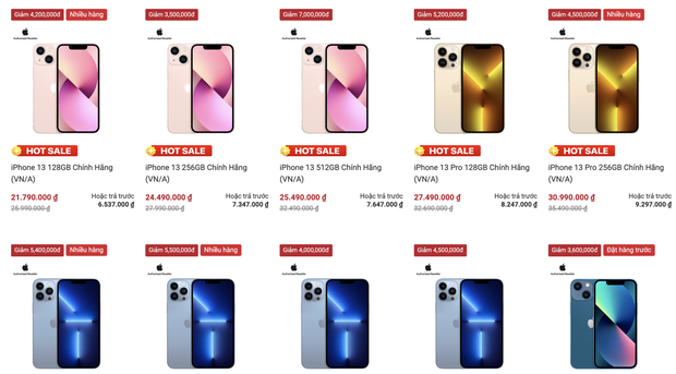 Nhiều mẫu iPhone giảm mạnh dịp cận Tết Nguyên đán 2022: iPhone 12, iPhone 13 giá rẻ chưa từng có - Ảnh 1.