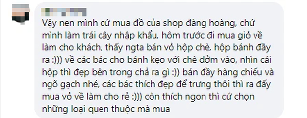 Đại hội “bóc phốt” giỏ quà Tết khiến ai cũng ngã ngửa: Vỏ thì đẹp nhưng bên trong toàn “hàng dỏm”, mang đi tặng khách đúng muối mặt luôn - Ảnh 17.