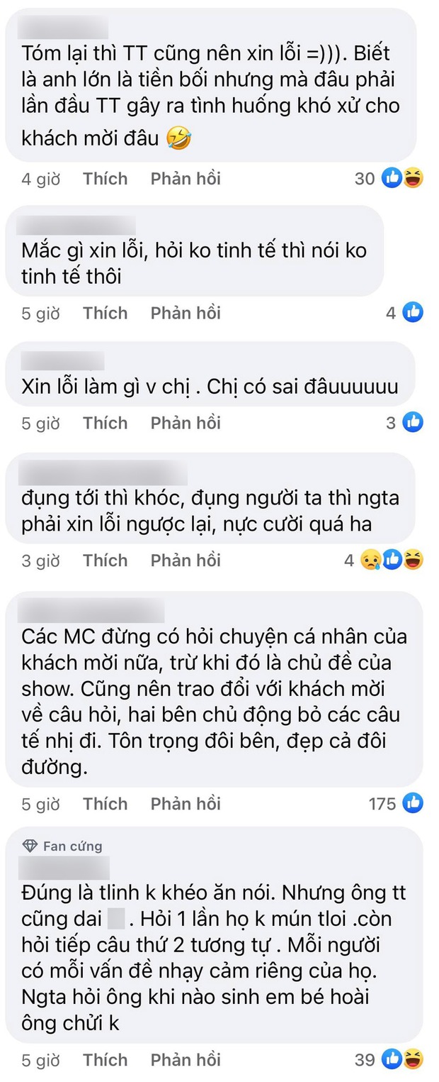 Netizen bênh vực tlinh sau khi hoa hậu Thu Hoài bảo vệ bạn thân Trấn Thành: Hỏi không tinh tế thì nói thôi! - Ảnh 4. Netizen bênh vực tlinh sau khi hoa hậu Thu Hoài bảo vệ bạn thân Trấn Thành: Hỏi không tinh tế thì nói thôi! - Ảnh 4.