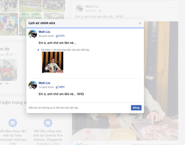 Matt Liu nói nhớ Hương Giang, phải sửa ngay status để chứng minh 1 điều quan trọng! - Ảnh 3.