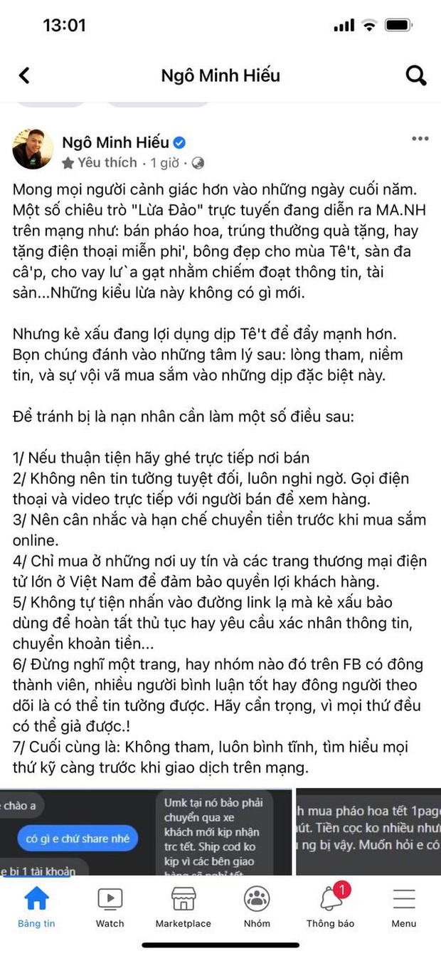 Hiếu PC chỉ rõ 7 điều nên làm để không là nạn nhân cho những chiêu trò lừa đảo tinh vi cận Tết! - Ảnh 2.