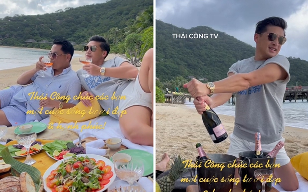 Đầu năm đã phải ăn cẩu lương: Nhìn cảnh Thái Công và bạn trai đi chơi viên mãn chưa kìa! - Ảnh 2. Đầu năm đã phải ăn cẩu lương: Nhìn cảnh Thái Công và bạn trai đi chơi viên mãn chưa kìa! - Ảnh 2.