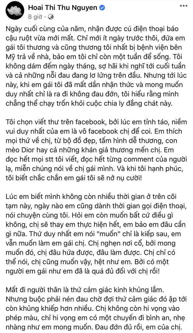 Hoa hậu Thu Hoài xót xa đón nhận liên tiếp tin 2 người thân qua đời, dàn sao Việt gửi lời chia buồn - Ảnh 2.