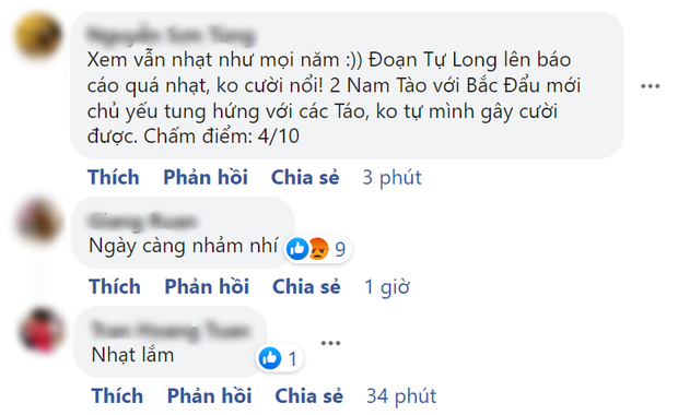 Táo Quân 2022 lại bị chê nhạt, netizen bùng nổ tranh cãi thấy nhạt thì đừng cố xem nữa - Ảnh 1.