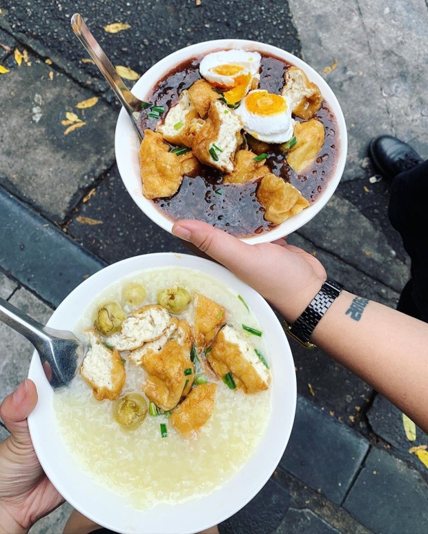 Tofu porridge - a rustic dish associated with memories of Hanoi causes unrelenting concerns - Photo 6.