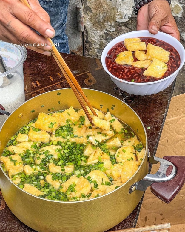 Tofu porridge - a rustic dish associated with memories of Hanoi causes unrelenting concerns - Photo 4.