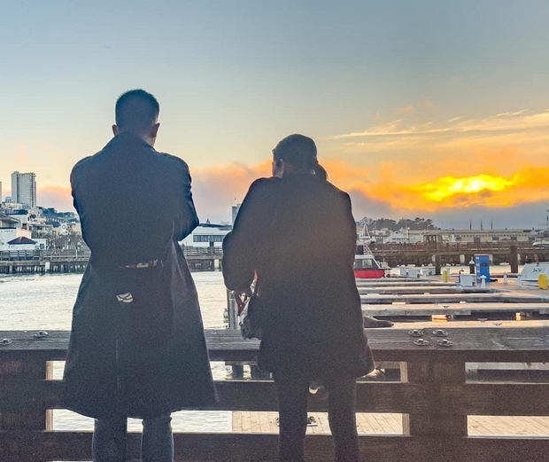 Lệ Quyên và tình trẻ Lâm Bảo Châu tình tứ trên đất Mỹ - Ảnh 4.