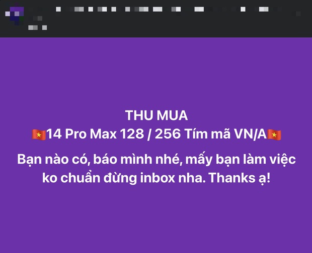 Giới đầu cơ thu gom iPhone 14 Pro Max màu Tím khiến giá máy tăng mạnh - Ảnh 7.