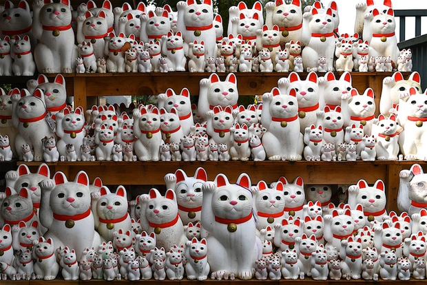 Nguồn gốc và ý nghĩa bất ngờ của “chú mèo vẫy khách” cầu may nổi tiếng trong văn hóa Nhật Bản - Ảnh 1.