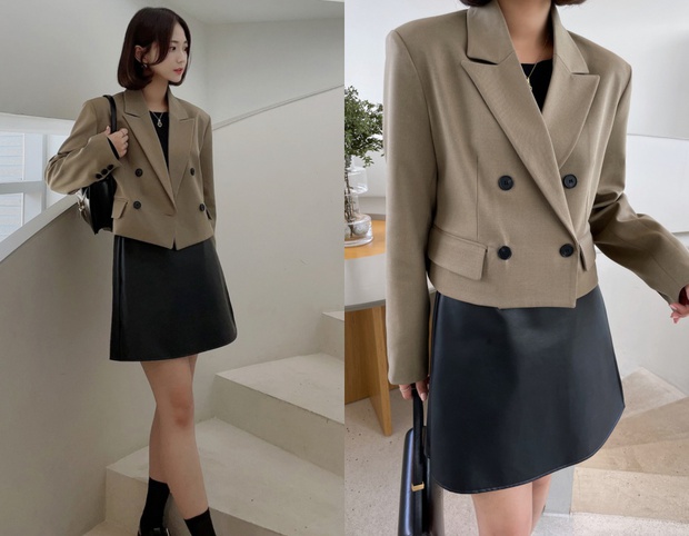 Nàng thấp bé với blazer hack dáng vi diệu