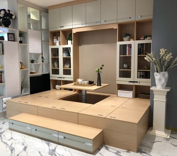 8 mẹo giấu đồ đơn giản giúp nhà có diện tích nhỏ luôn gọn gàng, sạch sẽ, đủ công năng - Ảnh 2.