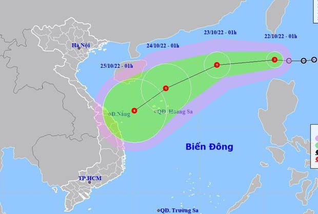 Áp thấp nhiệt đới vào Biển Đông sáng nay, có xu hướng mạnh dần lên - Ảnh 1.