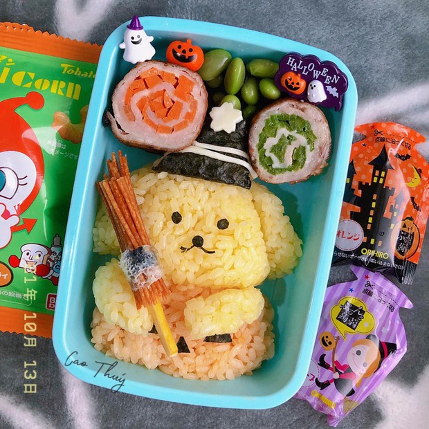 Học mẹ đảm làm cơm bento vui nhộn mùa Halloween cho con - Ảnh 7.
