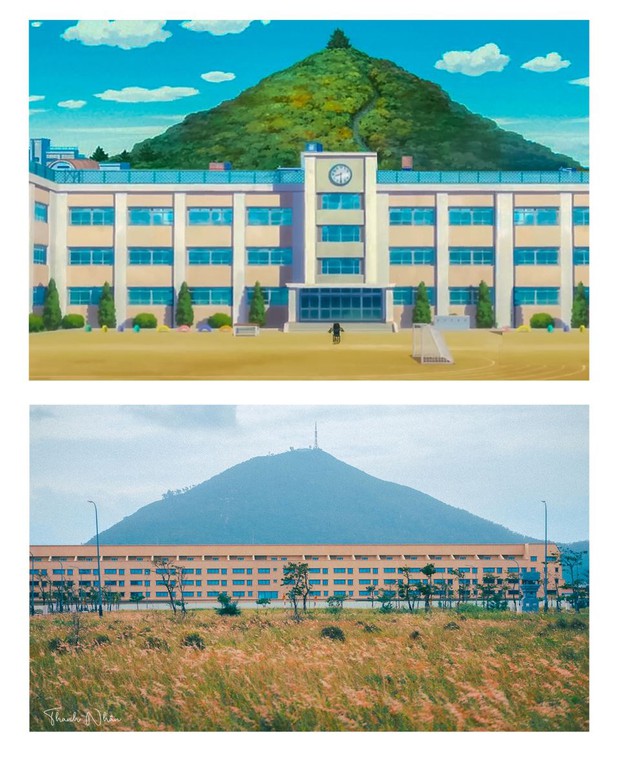 Nhiếp ảnh gia phát hiện ngọn núi tại Phú Yên cực giống ngọn núi sau trường nổi tiếng trong truyện Doraemon - Ảnh 3.
