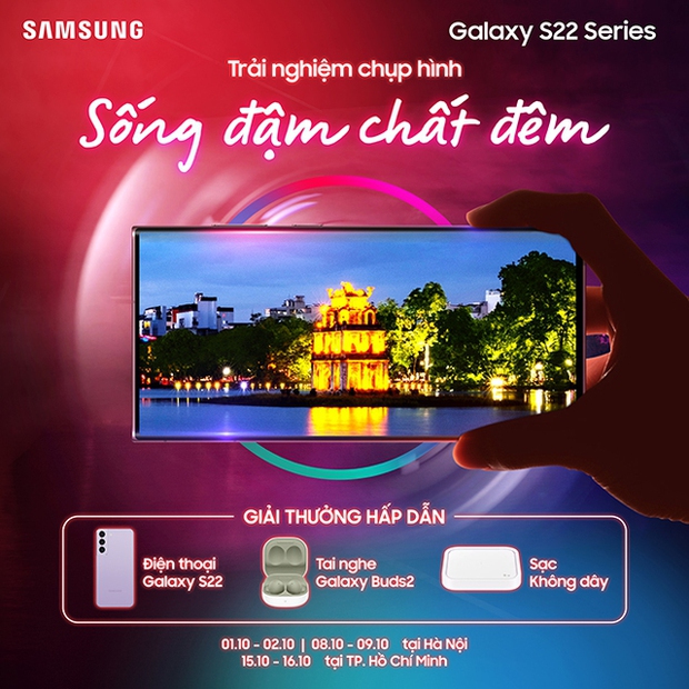 Chuyến bus Sống Đậm Chất Đêm khoe ảnh chụp chất từ Galaxy S22 Ultra - Ảnh 1.