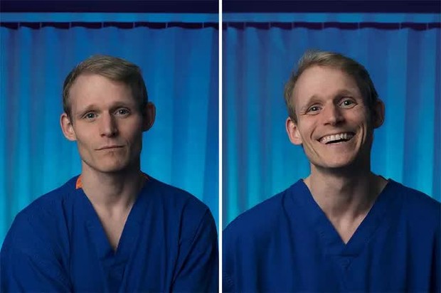 Bộ ảnh ấm lòng: Phản ứng của cánh mày râu trong lần đầu tiên làm cha, chụp ngay trước và sau khi vào phòng sinh - Ảnh 2.