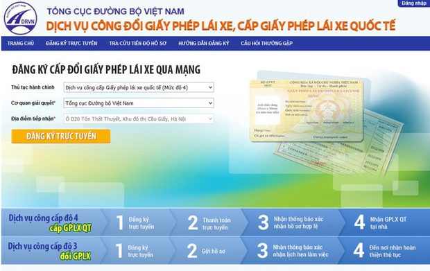 Từ hôm nay, người dân có thể đăng ký đổi giấy phép lái xe quốc tế ngay tại nhà - Ảnh 1. Từ hôm nay, người dân có thể đăng ký đổi giấy phép lái xe quốc tế ngay tại nhà - Ảnh 1.