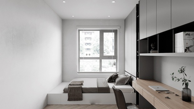 Thiết kế và bố trí nội thất nhà ống 30m² cho gia đình 7 người - Ảnh 10.