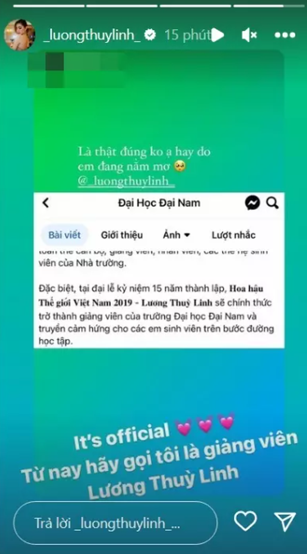 Hai nàng hoa hậu sở hữu học vấn đáng nể, hiện là giảng viên đại học - Ảnh 4. Hai nàng hoa hậu sở hữu học vấn đáng nể, hiện là giảng viên đại học - Ảnh 4.