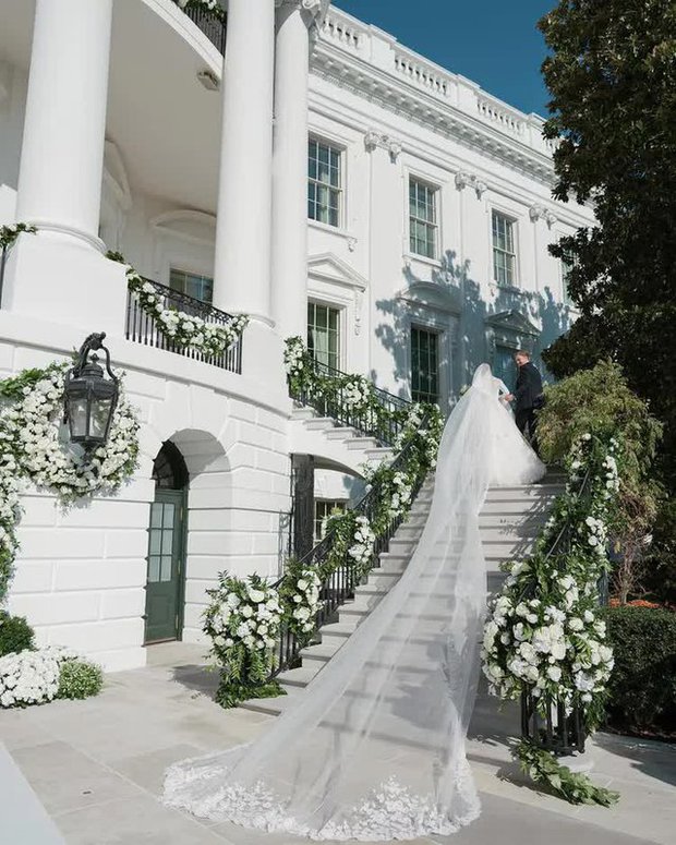 Đám cưới tại Nhà Trắng đầu tiên sau nhiều năm: Cháu gái Tổng thống Biden xinh đẹp trong hôn lễ riêng tư - Ảnh 4.