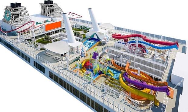 Siêu du thuyền lớn nhất thế giới có chủ mới, hứa hẹn là công viên giải trí trên biển - Ảnh 2.