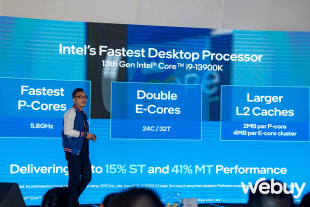 Intel Core thế hệ thứ 13 chính thức ra mắt, tăng cường hiệu năng hướng tới đối tượng game thủ, người làm nội dung - Ảnh 2.
