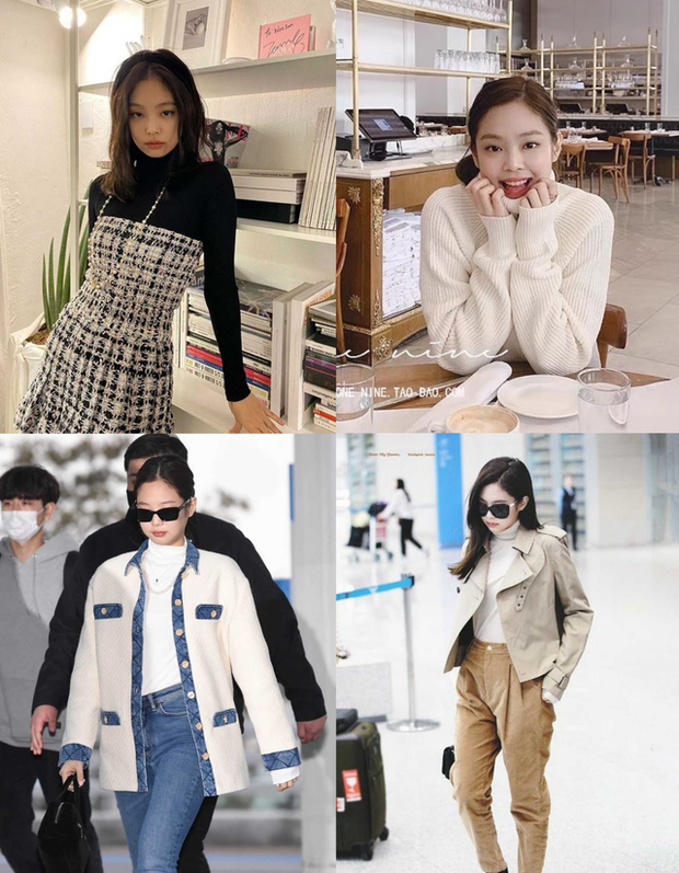 Thánh tạo trend Jennie có 5 kiểu áo len ruột, mix thế nào cũng siêu hay - Ảnh 7.