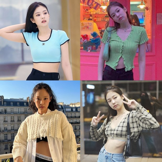 Thánh tạo trend Jennie có 5 kiểu áo len ruột, mix thế nào cũng siêu hay - Ảnh 1.