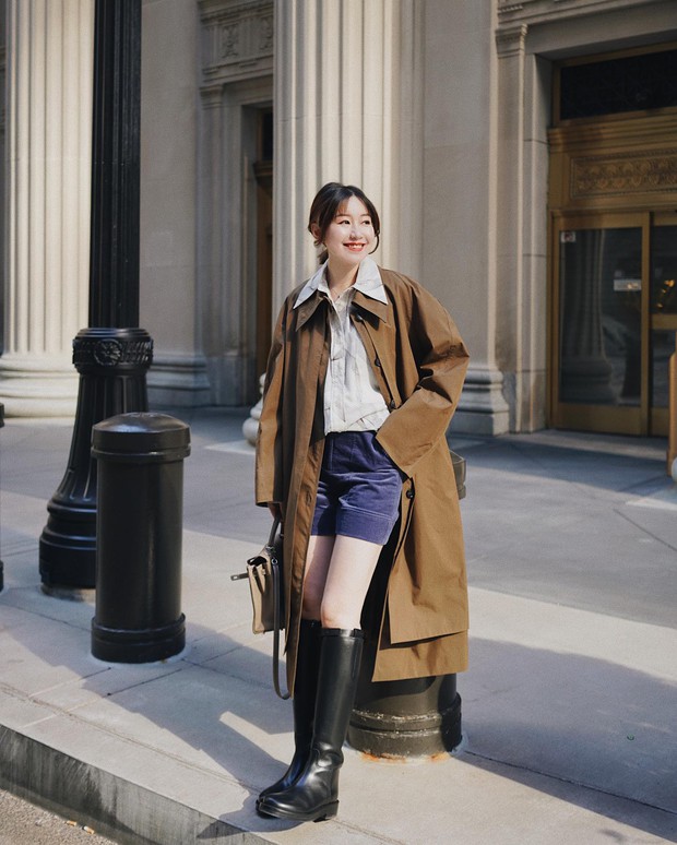 Công thức diện trench coat phong cách