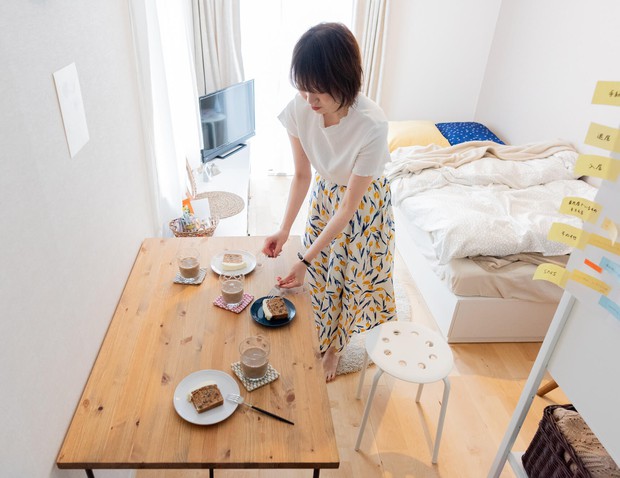 Ấn tượng với căn hộ nhỏ xinh nhưng sắp xếp hợp lý, gọn gàng của cô gái Nhật - Ảnh 9.