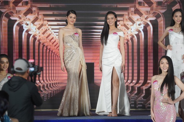Thí sinh Hoa hậu Việt Nam 2022 nổi bật ở họp báo - Ảnh 5.