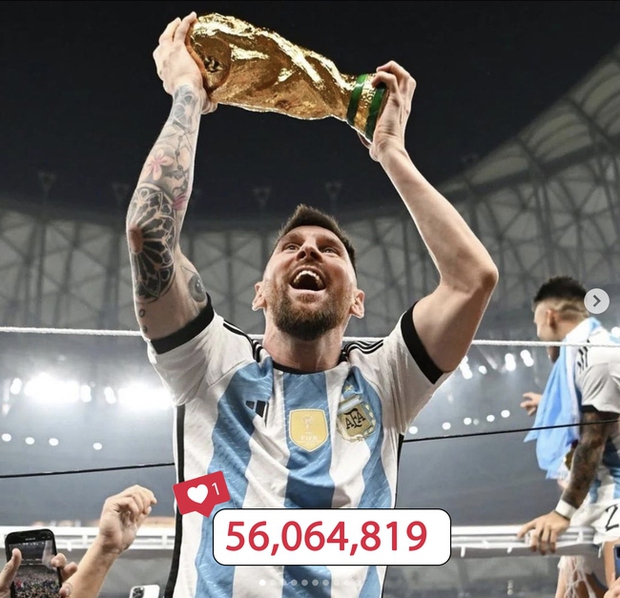 Messi đánh bại Quả trứng, chính thức sở hữu bức ảnh có nhiều like nhất lịch sử Instagram - Ảnh 1.