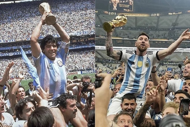 Thống kê chứng minh Messi sánh ngang Maradona ở đỉnh cao World Cup - Ảnh 1.