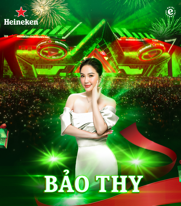 Bảo Thy - Ưng Hoàng Phúc tái hiện loạt hit một thời tại Heineken Countdown Party 2023 Nha Trang - Ảnh 3.
