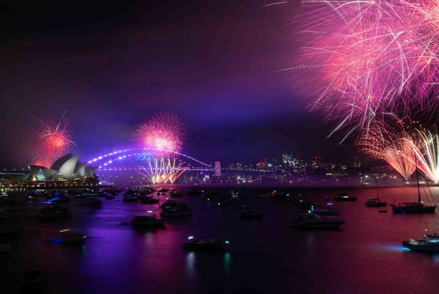 Pháo hoa mừng năm mới 2023 bừng sáng Sydney - Úc - Ảnh 1.